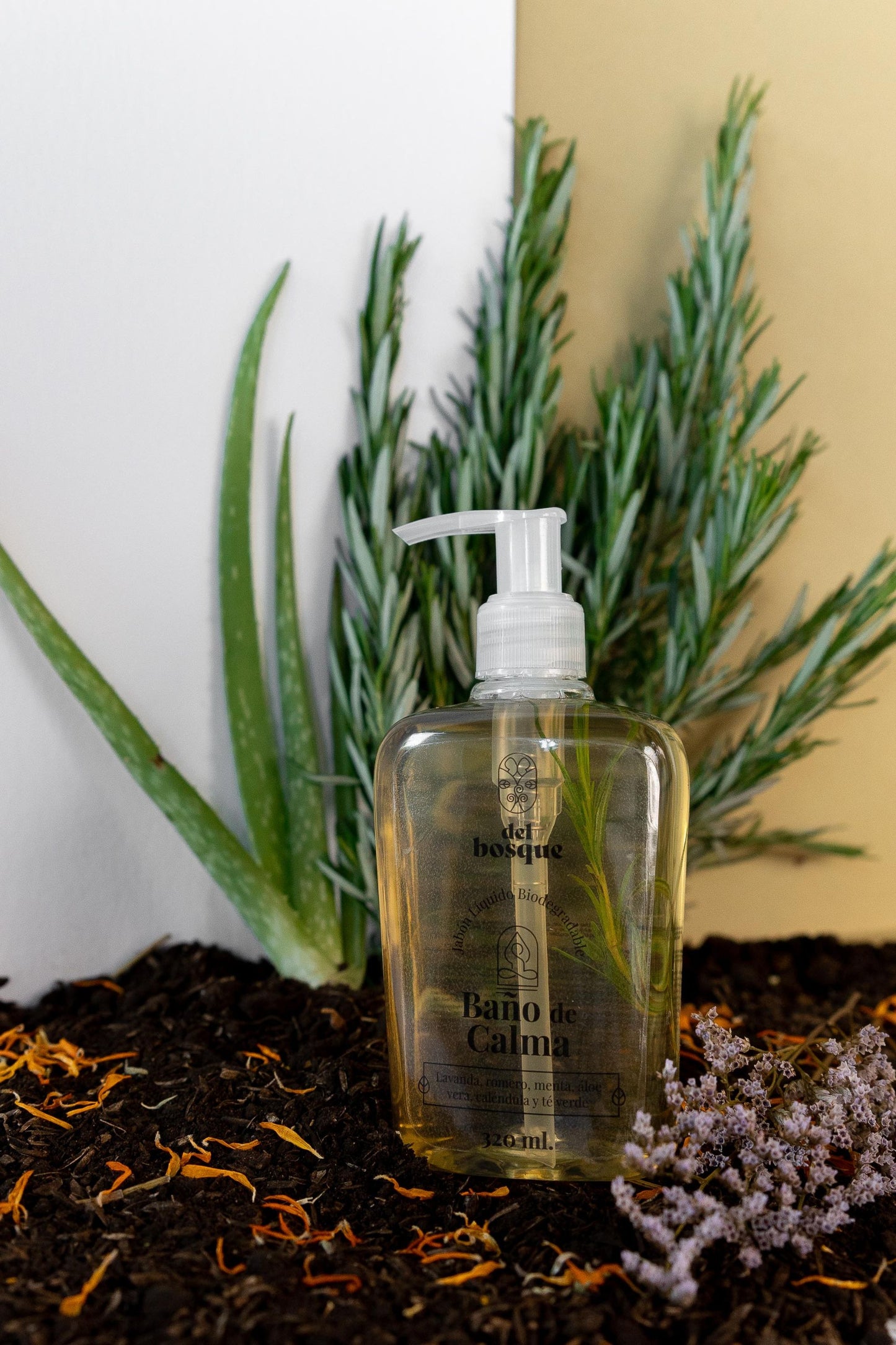 Jabón  Calma Liquido Biodegradable  320 mL