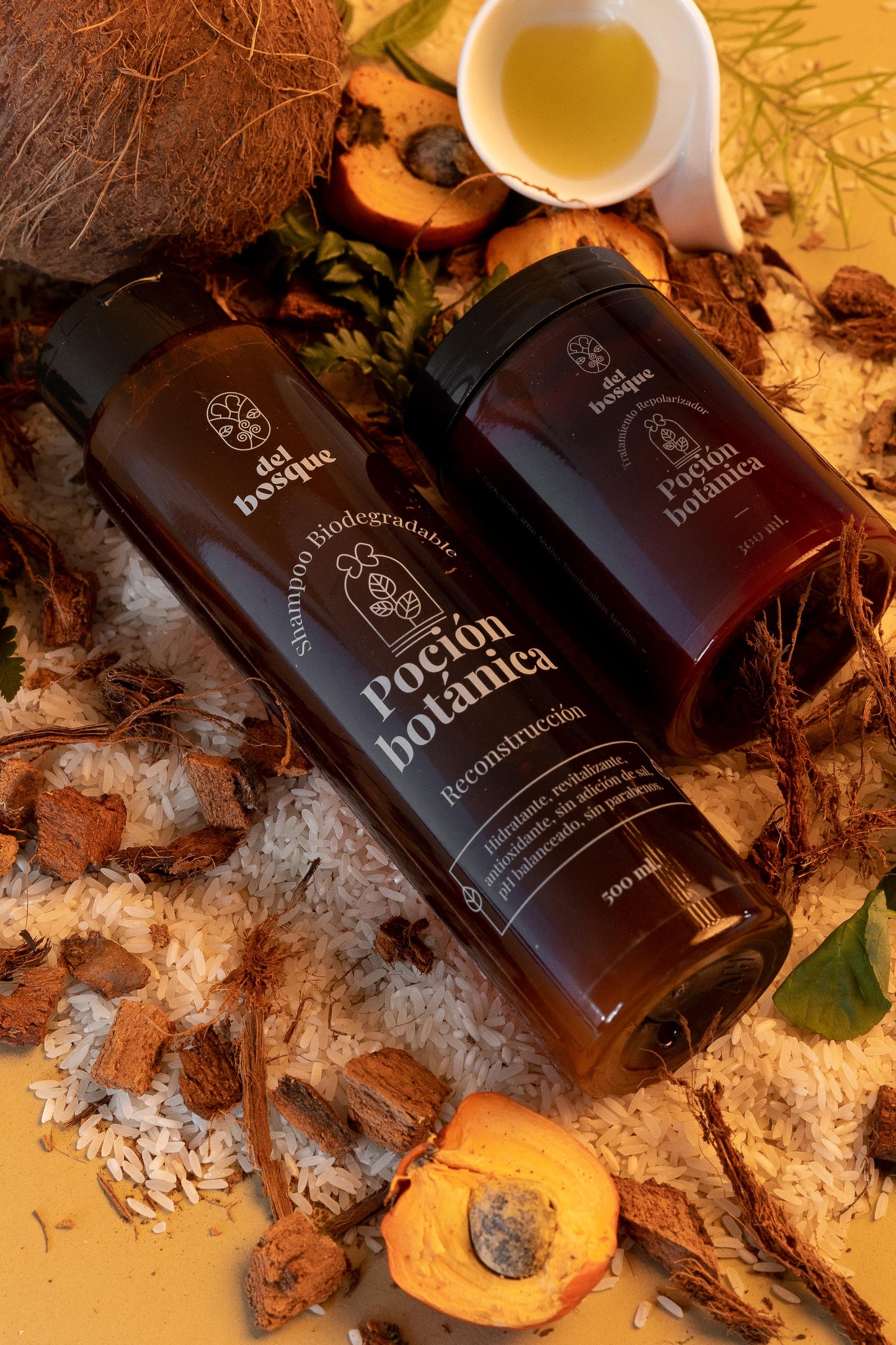 Kit Hidratante y Revitalizante (Shampoo + Tratamiento)  Poción Botánica