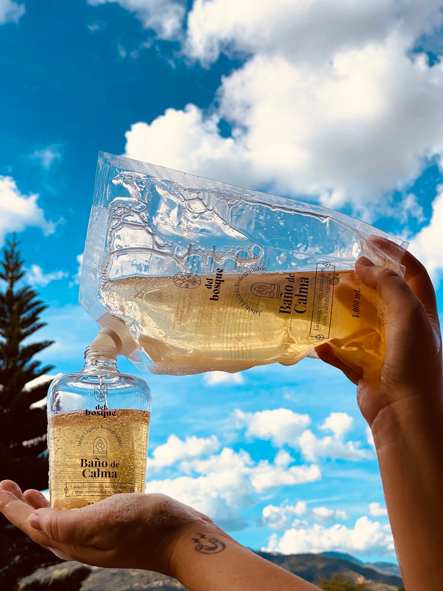 Jabón Calma Liquido Biodegradable DoyPack 1000 mL - Refill