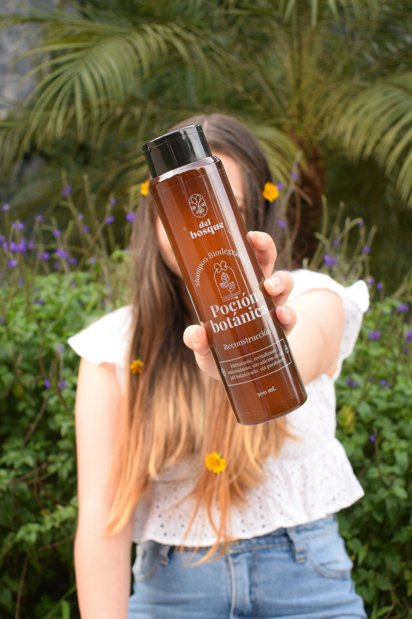 Shampoo Hidratante y Revitalizante 500 mL  Poción Botánica